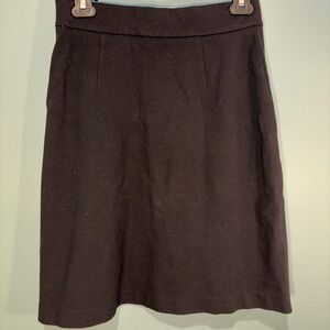 Diane Von Furstenberg Elegant Black Pencil Skirt sz 4